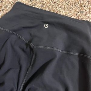 Dark Gray Lululemon Cropped Aligns